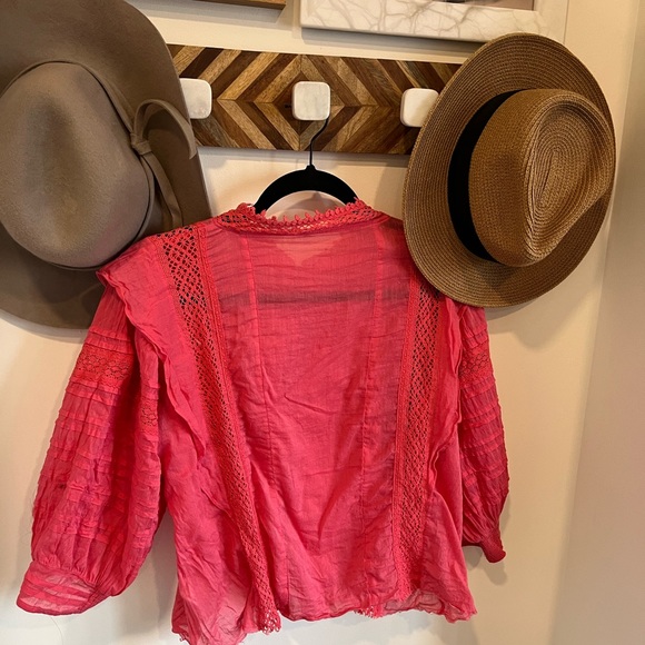 Free People Boho beach shirt. Size M. - Picture 2 of 3